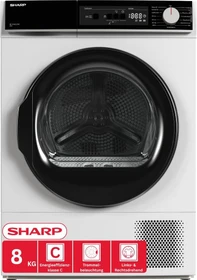 Sharp KD-NHA8G6TWC-DE Wärmepumpentrockner