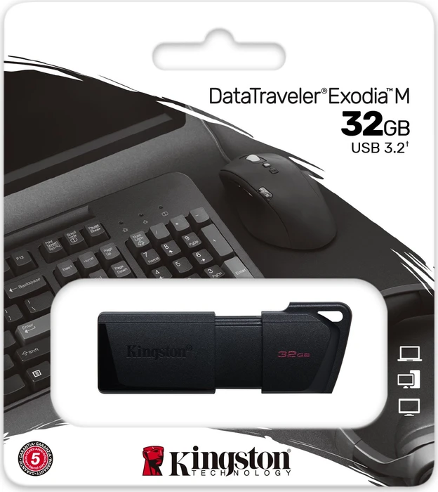 Kingston DataTraveler Exodia M 32GB, USB-A, USB 3.2 Gen 1×1