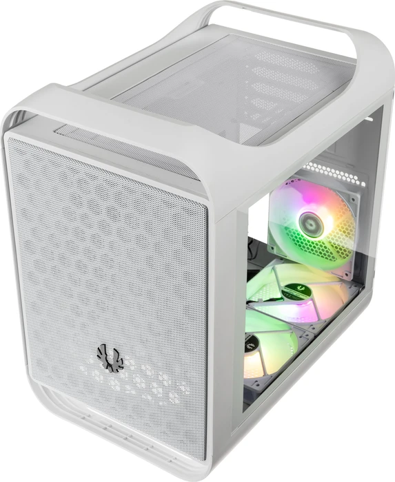 BitFenix Prodigy M 2022 ARGB, weiß, Glasfenster