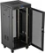 Lanberg 19" Rackschrank 24HE, LCD, freistehend, Flat Pack, V2, Gitternetztür, IP20, RAL 9004, 600mm tief Vorschaubild