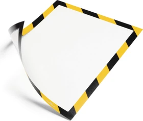 Durable Duraframe Magnetic Security Schutzrahmen, A4, schwarz/gelb, 5 Stück