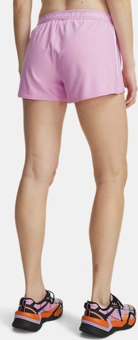 Under Armour Tech Play Up Hose kurz pink dawn/white (Damen)