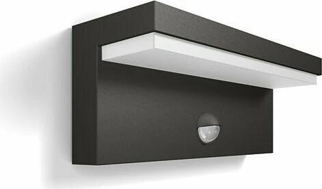 Philips myGarden Bustan IR 4000K LED Sensor Wandleuchte anthrazit