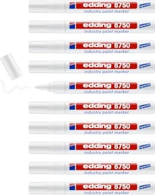 edding 8750 Lackmarker weiß, 10er-Pack