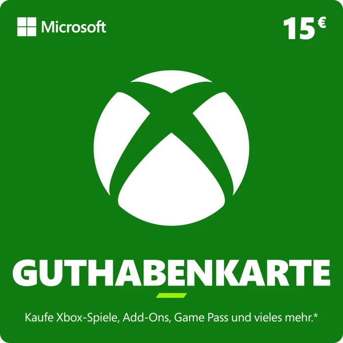 Microsoft Xbox Live Prepaid Card - 15 Euro (Download) (Xbox SX/Xbox One/Xbox 360)