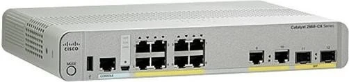 Cisco Catalyst 2960-CX Compact LAN Base Desktop Gigabit Managed Switch, 10x RJ-45, 2x SFP
