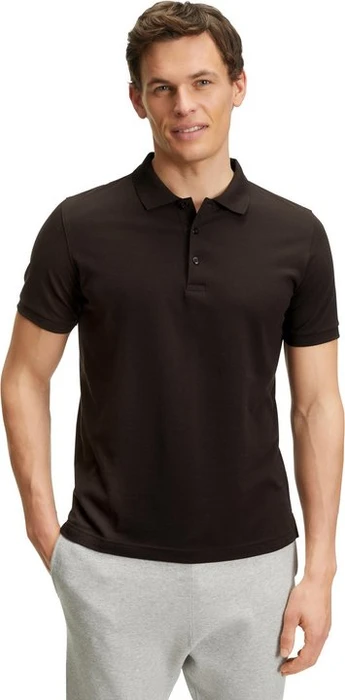 Falke Pima Poloshirt kurzarm braun (Herren)