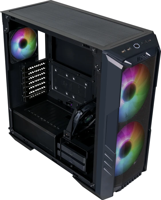 Cooler Master HAF 500, schwarz, Glasfenster