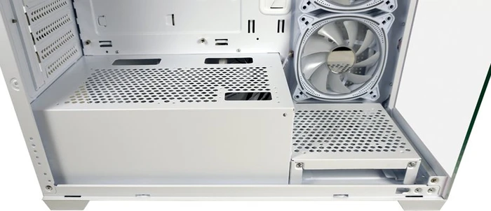 LC-Power Gaming 715W Seamless_Pale_X, weiß, Glasfenster
