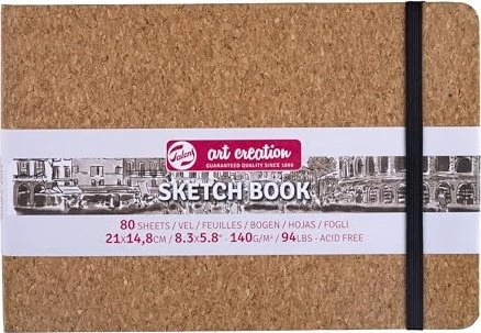 Royal Talens Skizzenbuch Kork, 148x210mm, glatt, 80 Blatt