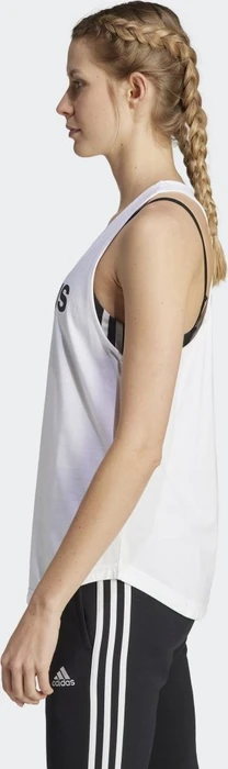 adidas Loungewear Essentials Loose Logo Funktionsshirt ärmellos weiß/schwarz (Damen)