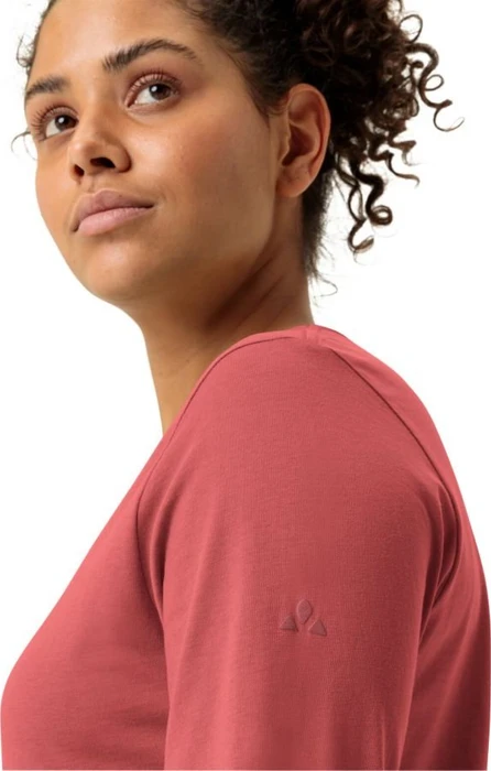 Vaude Logo Shirt langarm brick (Damen)