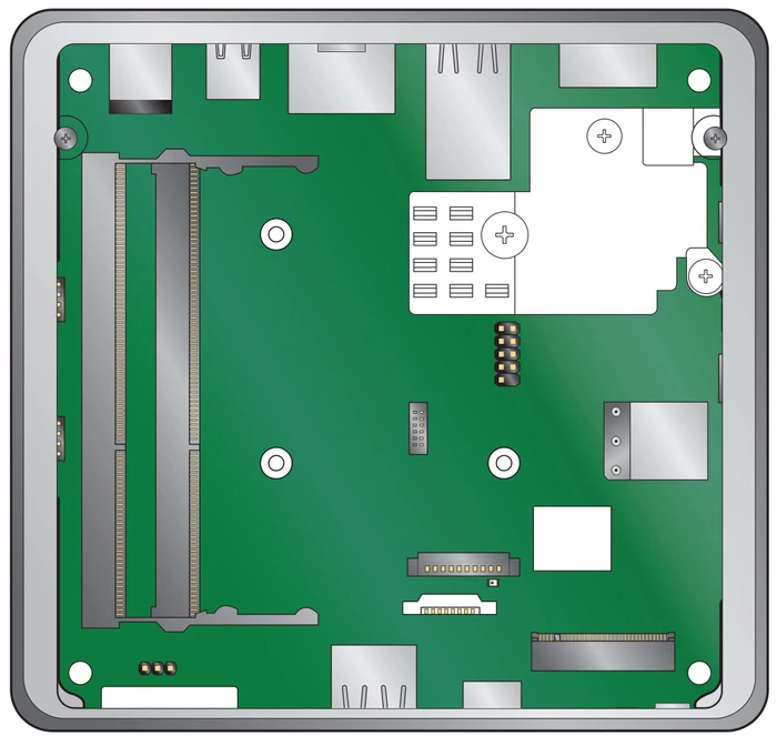 ASUS NUC 11 Performance Kit - Slim - Panther Canyon - NUC11PAKi3 / RNUC11PAKI30000, ohne Netzkabel