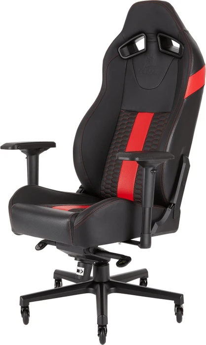 Corsair T2 Road Warrior Gamingstuhl, schwarz/rot