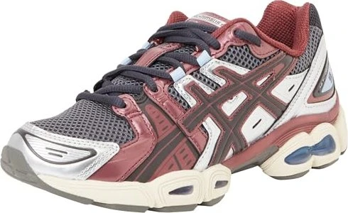 Asics Gel-Nimbus 9 truffle grey/dark cherry (Herren)