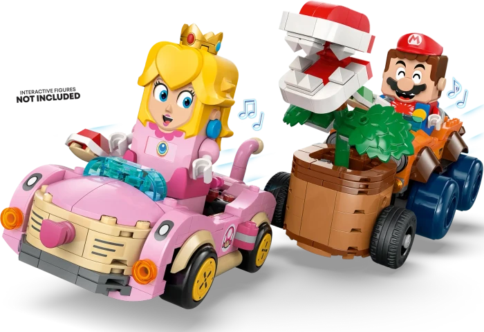 LEGO Super Mario - Mario Kart - Power-Up-Jagd mit Piranha-Pflanzen