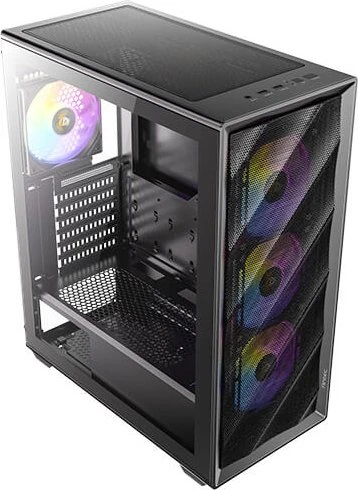Antec AX85 ARGB, schwarz, Glasfenster