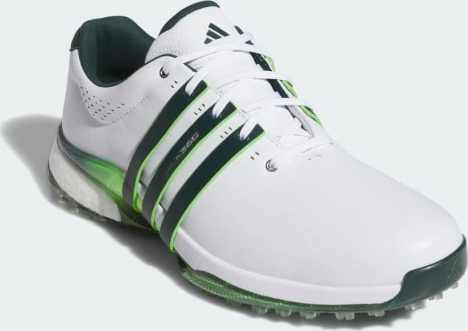 adidas Tour360 25 Spikeless cloud white/aurora ivy/lime burst (Herren)