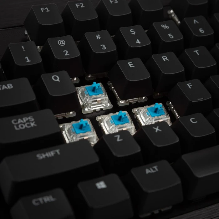 Mountain Everest Core Midnight Black, TKL, LEDs RGB, Gunmetal Gray, MX RGB BLUE, USB, US
