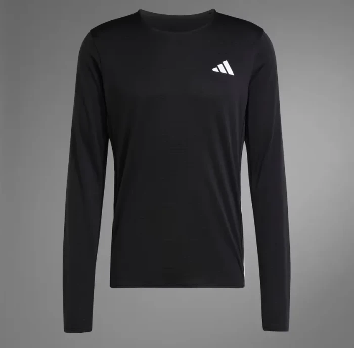 adidas Adizero Running Laufshirt langarm schwarz (Herren)