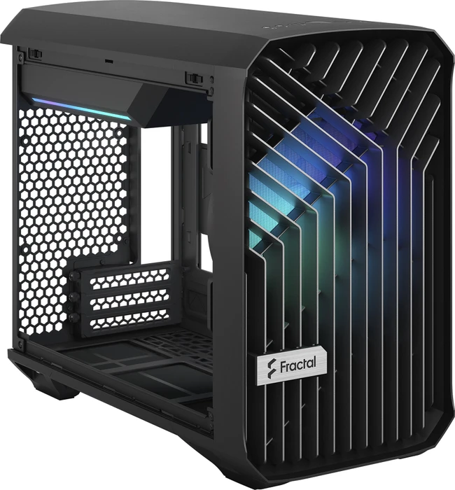 Fractal Design Torrent Nano Black RGB TG Light Tint, Glasfenster, Mini-ITX