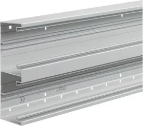 Hager Brüstungskanal-Unterteil frontrast BRA 68x210mm OT 2x80mm aus Alu natureloxiert