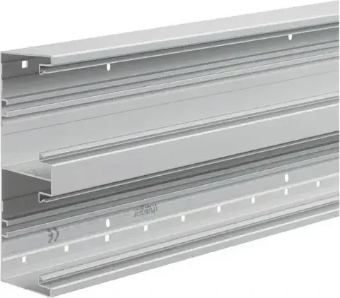 Hager Brüstungskanal-Unterteil frontrast BRA 68x210mm OT 2x80mm aus Alu natureloxiert