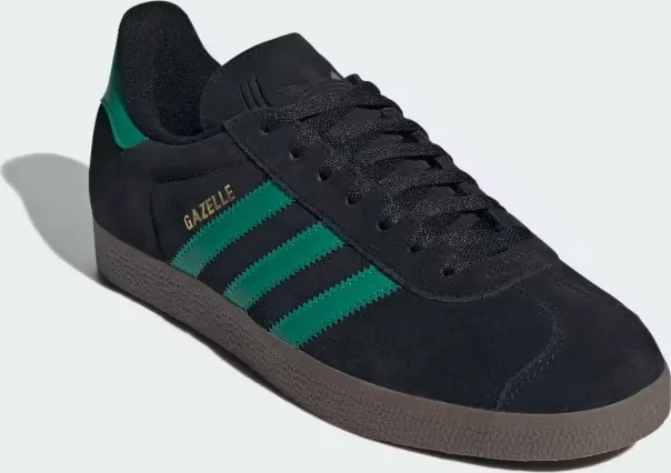 adidas Gazelle core black/court green/cloud white (Herren)