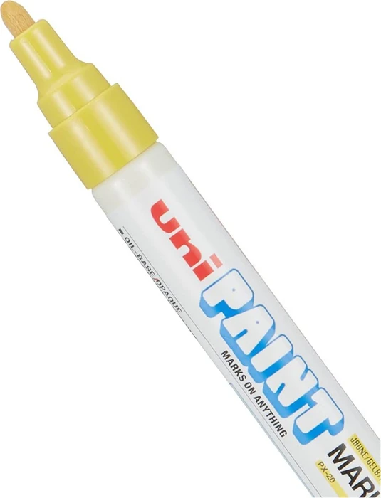 Uni-Ball uni-Paint PX-20 Lackmarker Rundspitze dick gelb