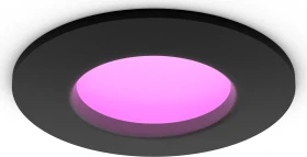 Philips Hue White and Color Ambiance Slim Einbauleuchte 90mm schwarz