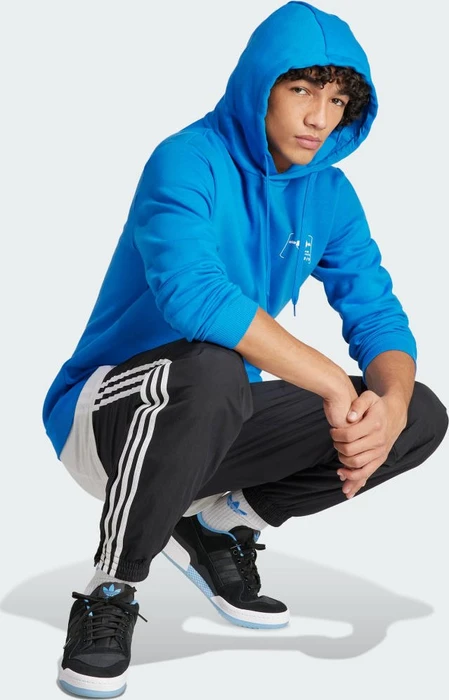 adidas Paris Graphic Hoodie blue bird (Herren)
