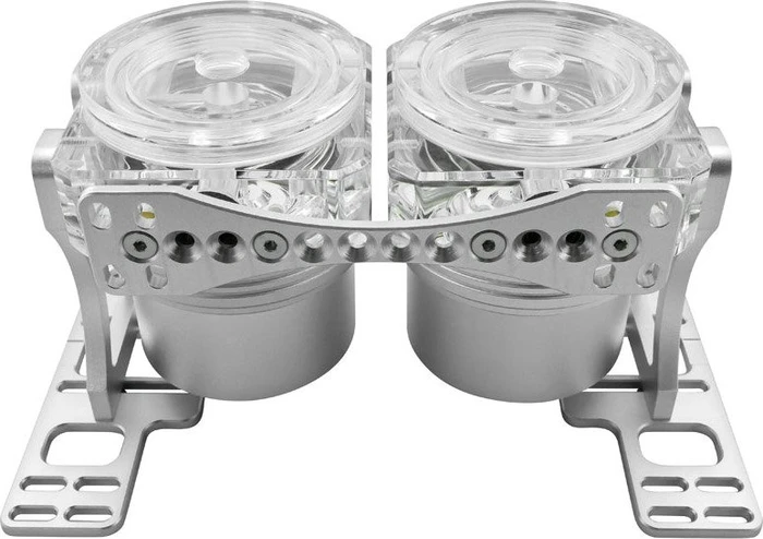 Singularity Computers Protium Vertical Pump Mount, D5, Silver, vertikale Halterung für Pumpen