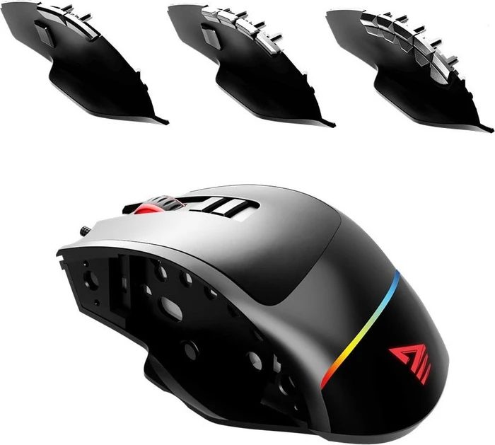 Savio Valiant RGB Gaming Mouse schwarz, USB