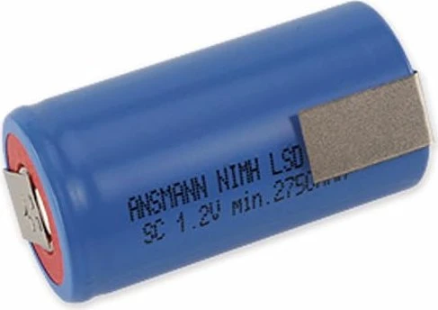 Ansmann maxE Sub-C NiMH 2750mAh mit Z-Lötfahne