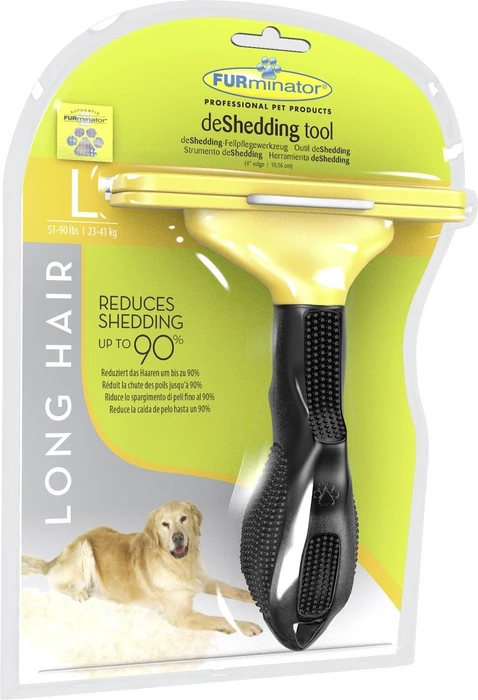 FURminator deShedding Tool für große Hunde mit langem Fell, Version 1