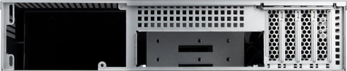 SilverStone RM23-502-MINI, Rackmount Storage, schwarz/grau, 2HE, ATX