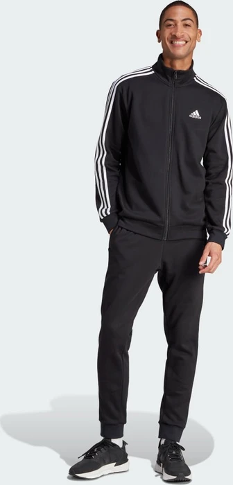 adidas Basic 3-Streifen Trainingsanzug schwarz (Herren)
