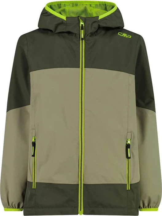 CMP Jungen-Shell aus zweifarbigem Ripstop Funktionsjacke oil green (Junior)