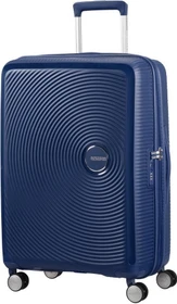 American Tourister Soundbox Spinner erweiterbar M midnight navy