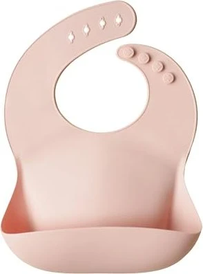 Mushie Silikon Lätzchen blush