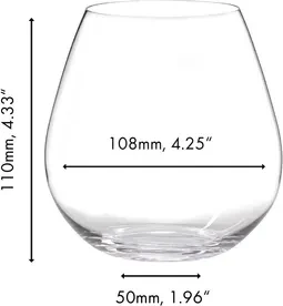 Riedel The O Wine Tumbler Pinot/Nebbiologlas, 6 Stück
