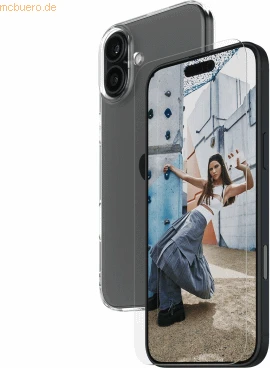 PanzerGlass Safe TPU Case für Apple iPhone 16 Plus transparent