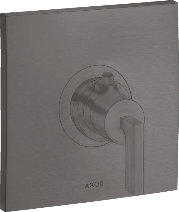 Hansgrohe Axor Citterio Thermostat HighFlow Unterputz mit Hebelgriff brushed black chrome