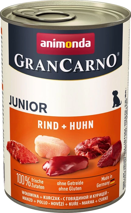 animonda GranCarno Junior Rind und Huhn, 2.40kg (6x 400g)