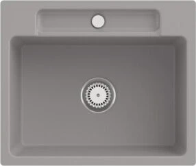 Villeroy & Boch Siluet 60 S flat flächenbündig Becken mittig fossil