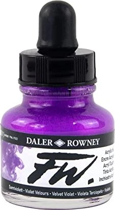 Daler Rowney FW Acrylic Ink velvet violet, 29.5ml