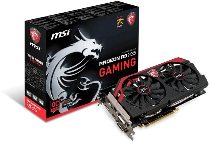 MSI Radeon R9 285, R9 285 Gaming 2G, 2GB GDDR5, 2x DVI, HDMI, DP