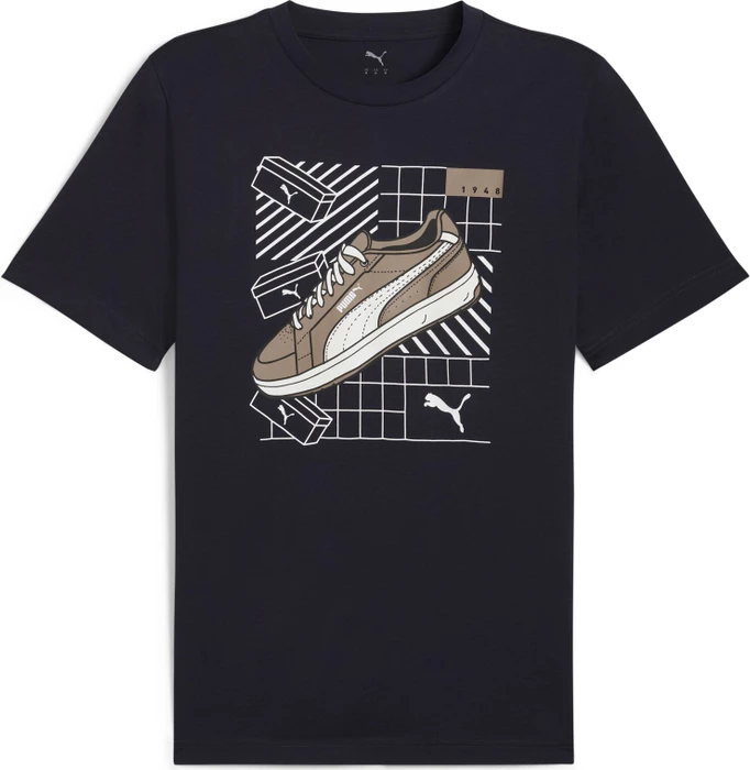 Puma Graphics Sneaker T-Shirt kurzarm new navy (Herren)