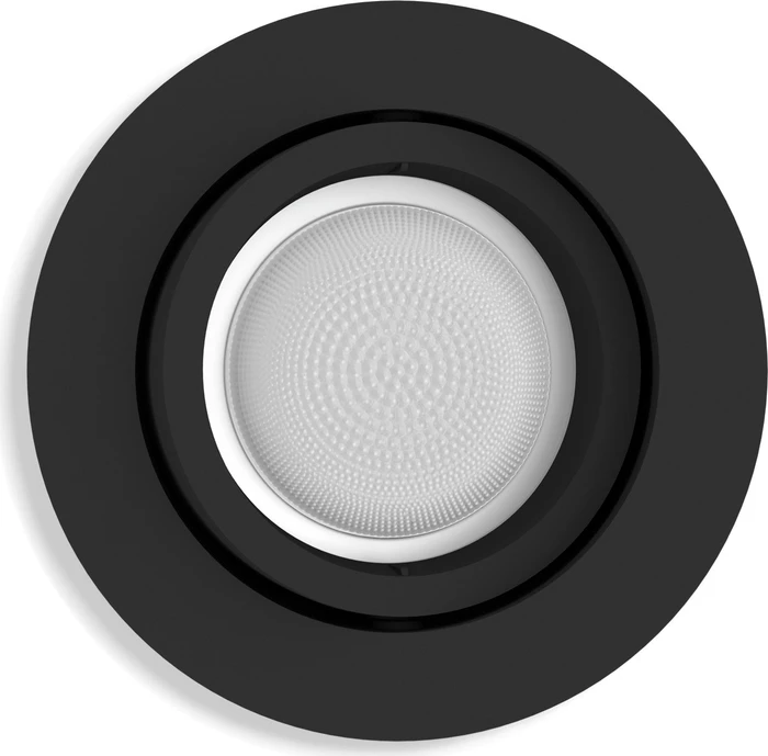 Philips Hue White and Color Ambiance Centura Einbauleuchte rund schwarz