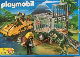 playmobil Dinos Amphibienfahrzeug mit Deinonychus